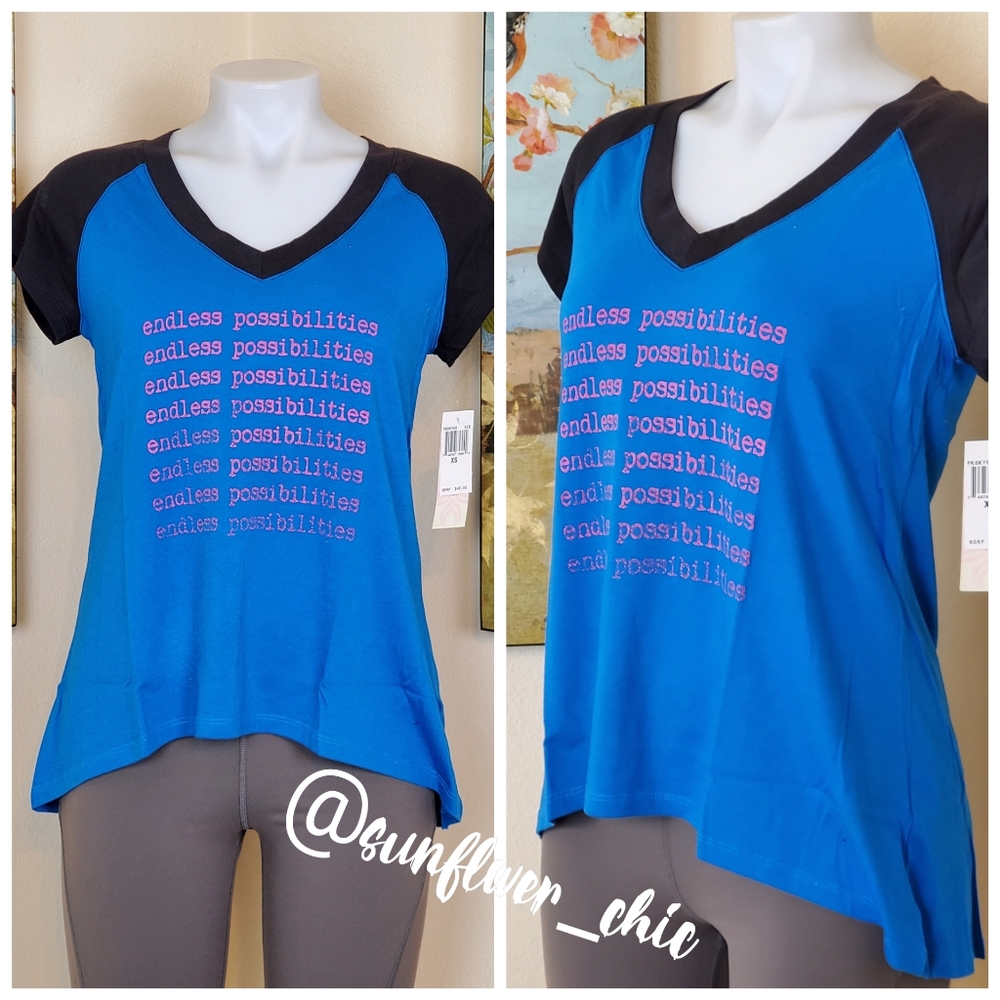 [NEW] Pink Lotus Baseball Style Yoga Tee